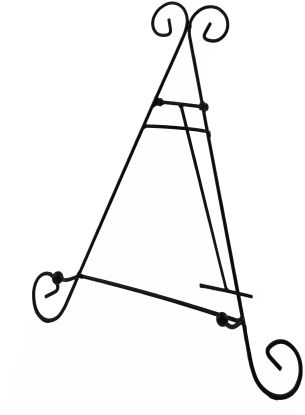 IL70370  Plate Stand Small Black